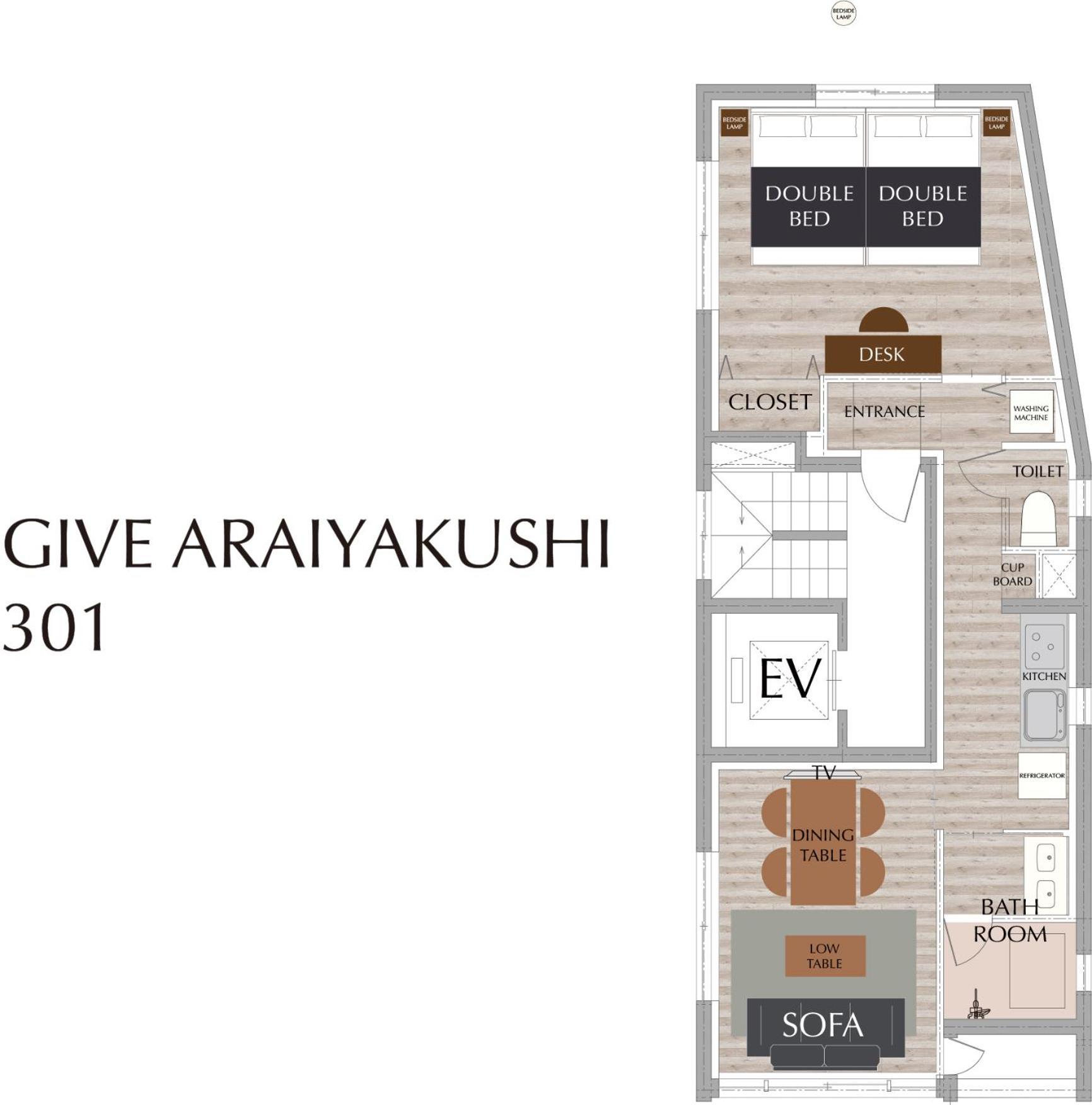Give Araiyakushi Apartment Токио Екстериор снимка