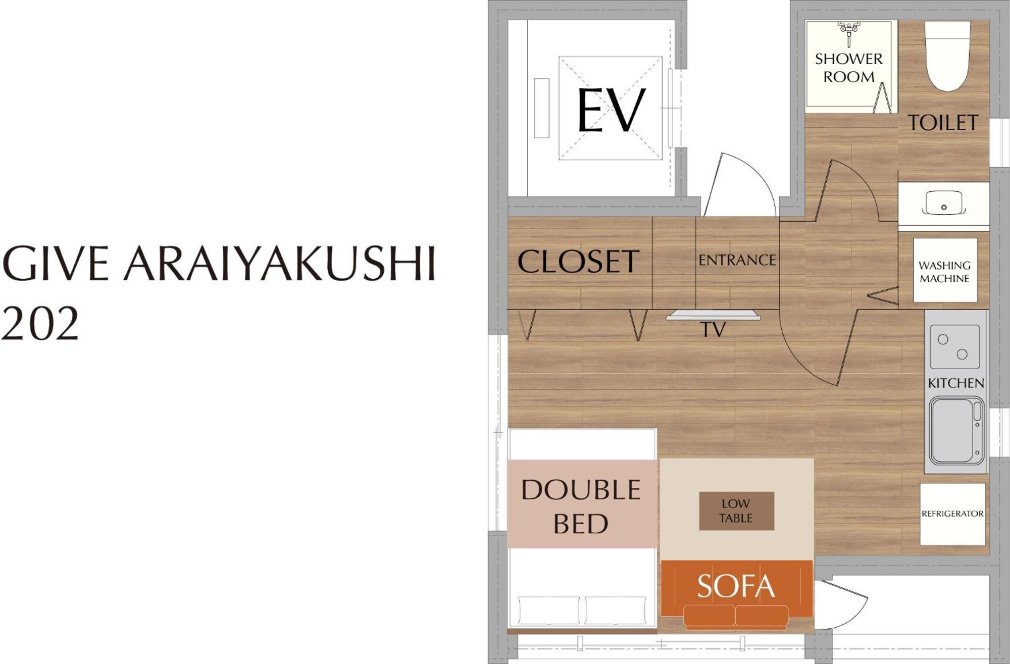 Give Araiyakushi Apartment Токио Екстериор снимка